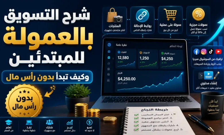 التسويق بالعمولة للمبتدئين